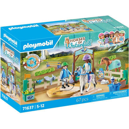 Playmobil escuela moderna de equitación