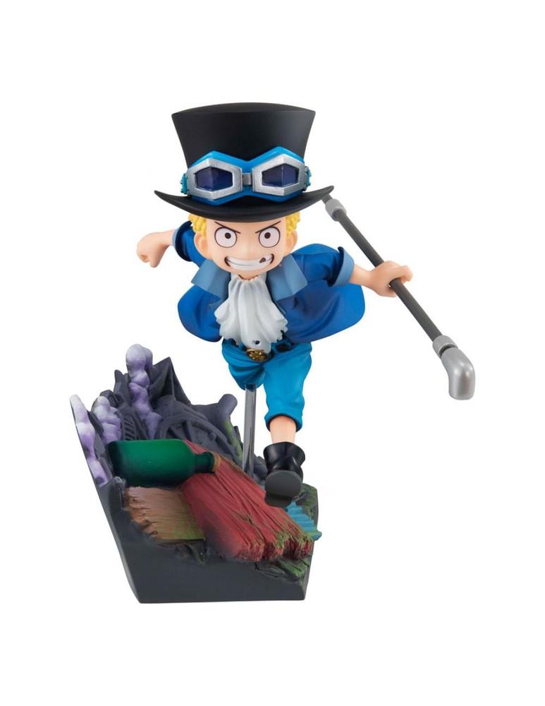 Figura megahouse gem series one piece sabo run! run!