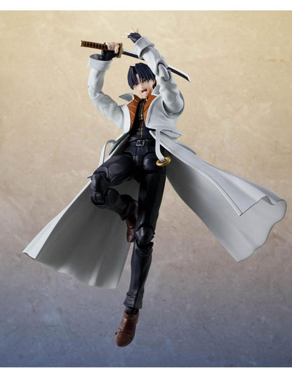 Aoshi shinomori figura 165 cm rurouni kenshin sh figuarts