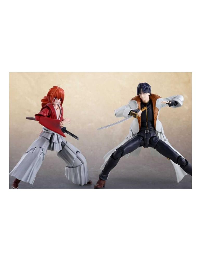 Aoshi shinomori figura 165 cm rurouni kenshin sh figuarts