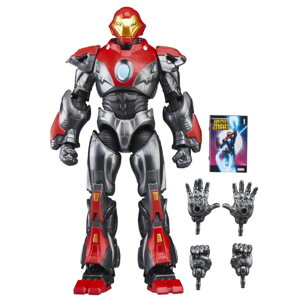 Figura hasbro marvel legends mini comics ultimate ironman