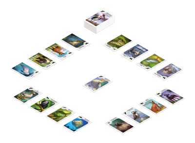 Juego de mesa cardline animales 2