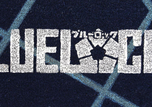 Felpudo 60x40 cm logo blue lock