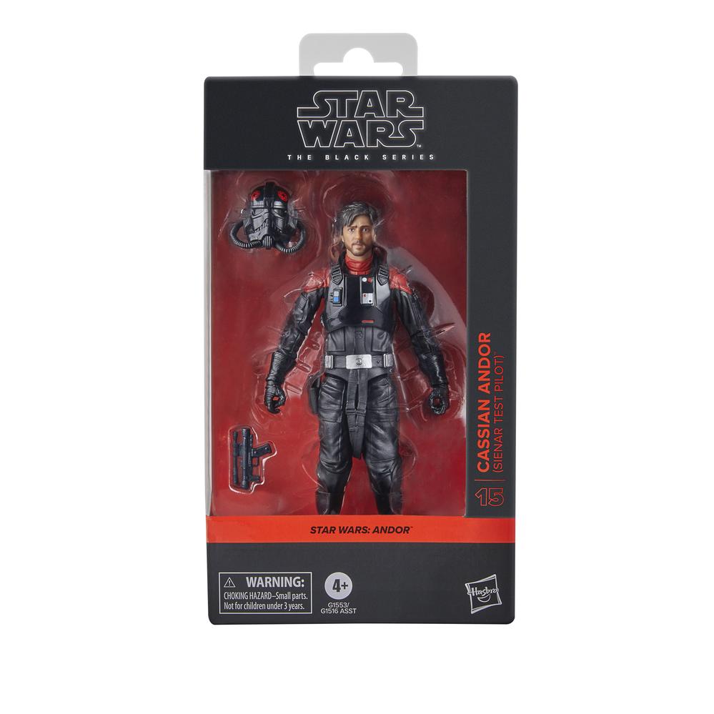 Figura hasbro star wars the black series cassian andor (sienar test pilot)