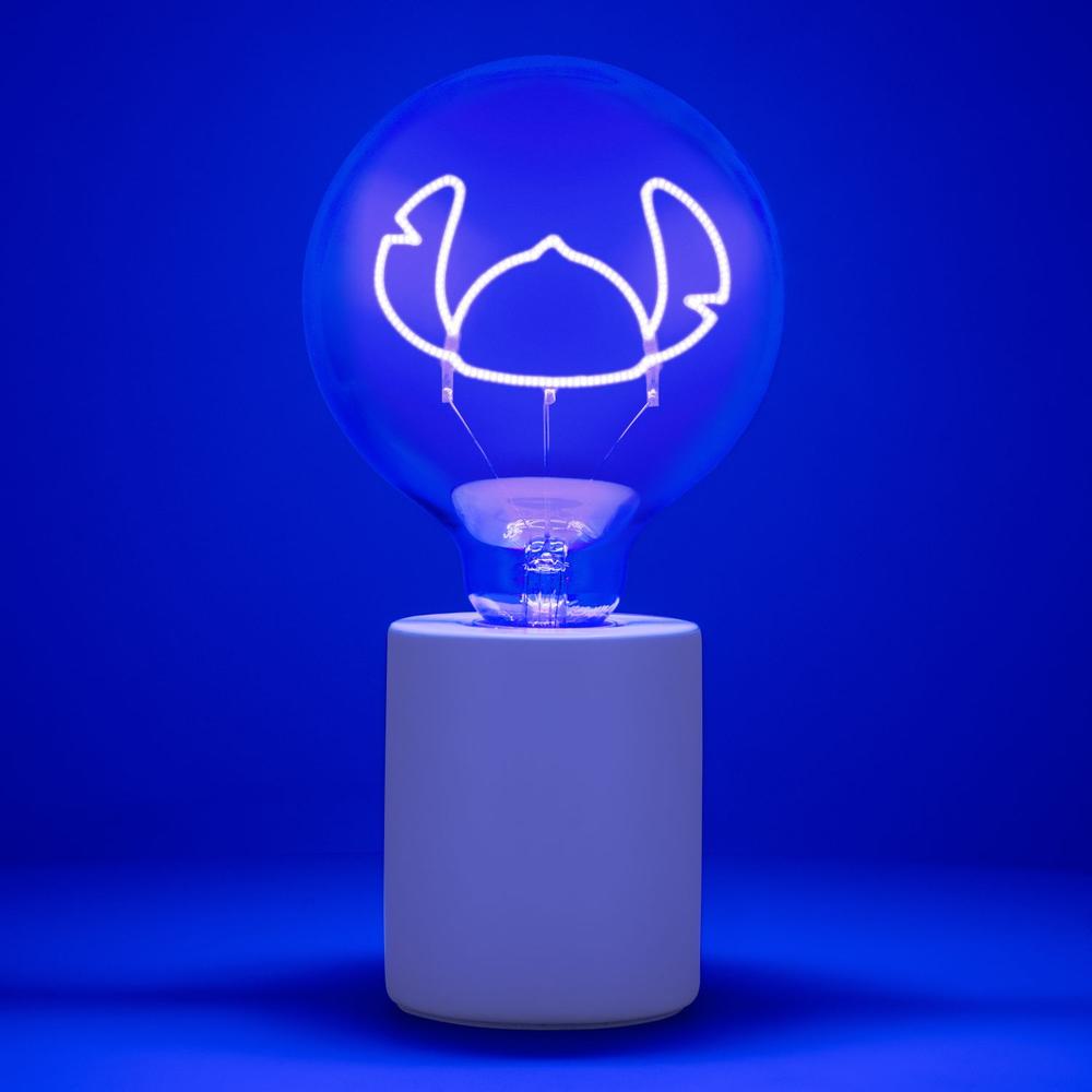 Lampara con bombilla neón paladone disney stitch