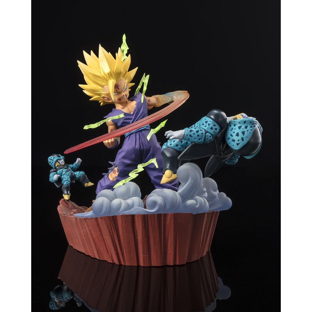 Figura tamashii nations dragon ball z figuarts zero super saiyan 2 son gohan - anger exploding into power -  extra battle premium