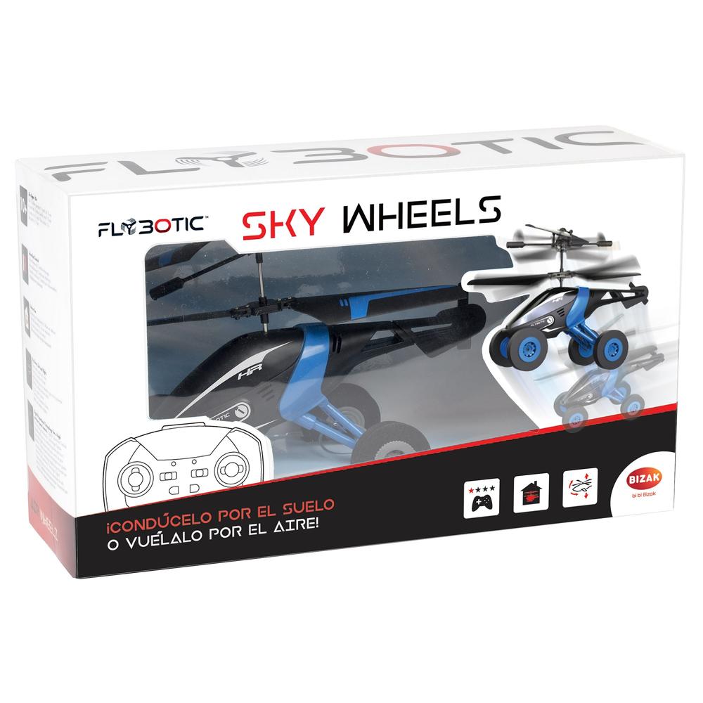 Helicoptero radio control flybotic sky wheels 1 unidad aleatoria