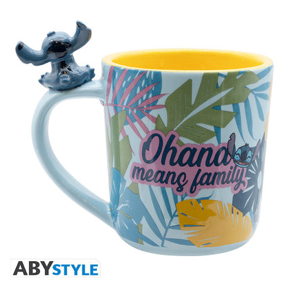Taza 3d abystyle disney stitch hawaiano