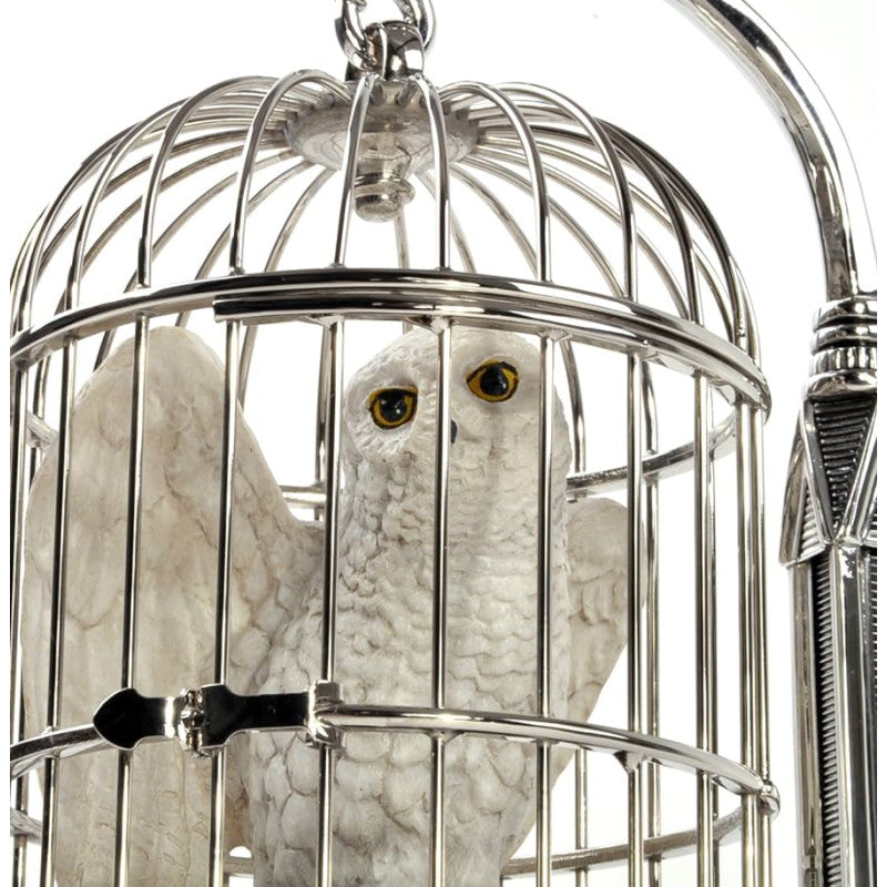 Figura en miniatura the noble collection harry potter hedwig en jaula