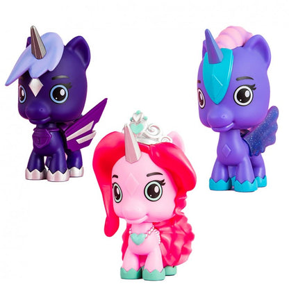 Figura unicornio crystalverse classic 1 unidad aleatoria