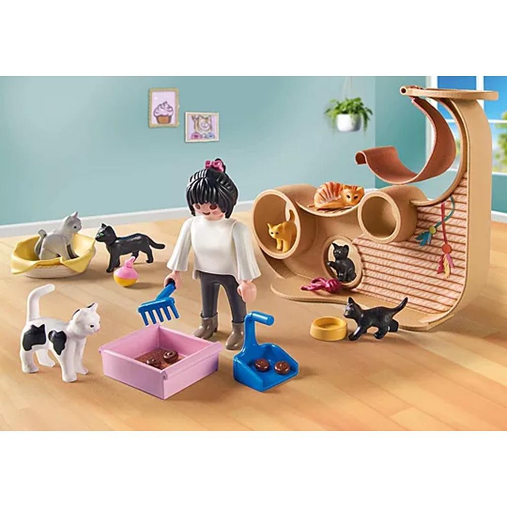 Playmobil -  cafetería para gatos