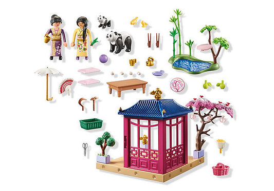 Playmobil -  jardín asiático con panda