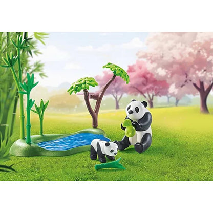 Playmobil -  jardín asiático con panda