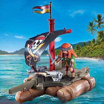 Playmobil -  bote pirata con tesoro