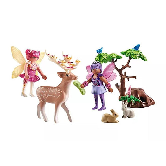 Playmobil -  starter pack hadas con animales del bosque