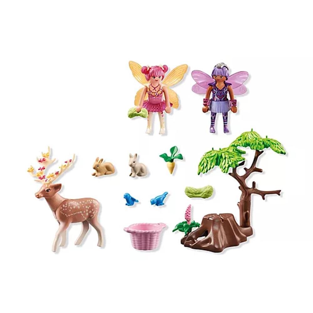 Playmobil -  starter pack hadas con animales del bosque