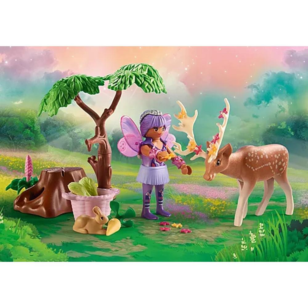 Playmobil -  starter pack hadas con animales del bosque