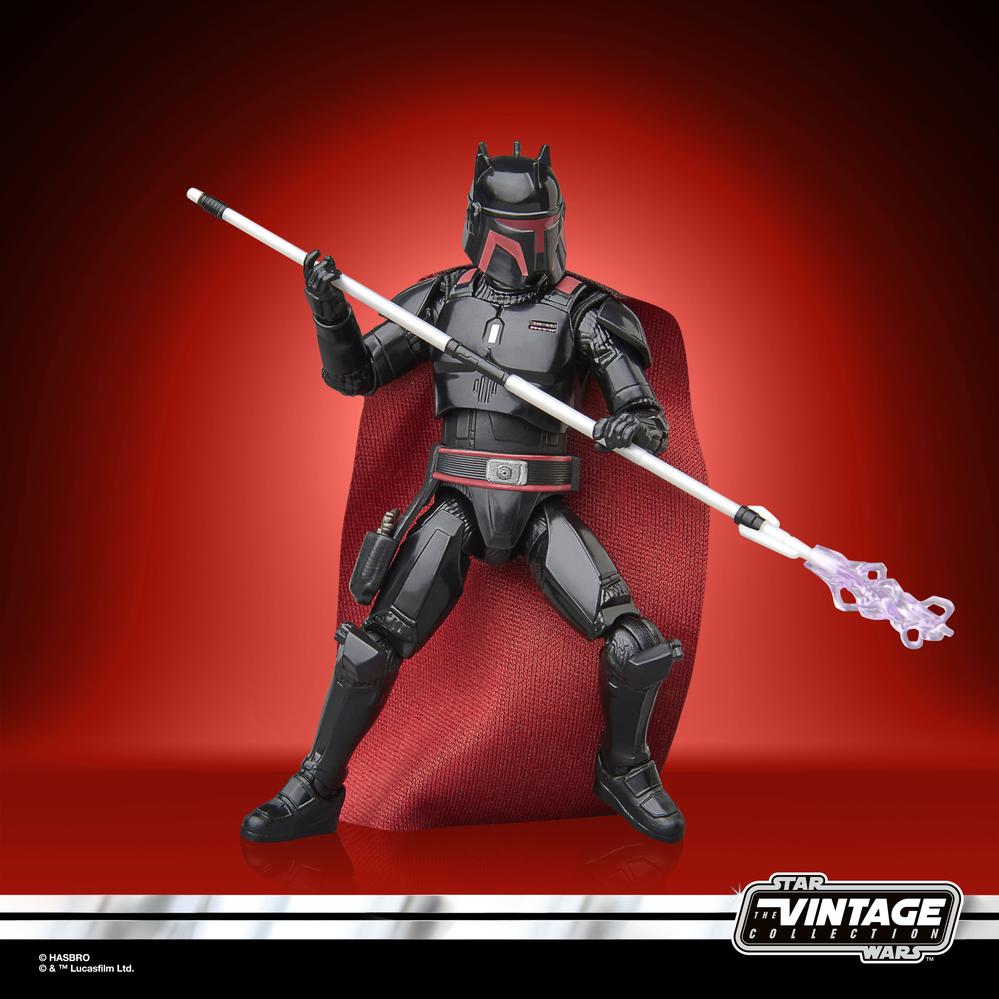 Figura hasbro star wars the vintage collection the mandalorian moff gideon dark trooper armor