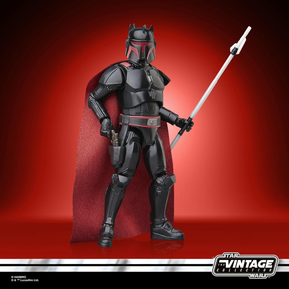 Figura hasbro star wars the vintage collection the mandalorian moff gideon dark trooper armor