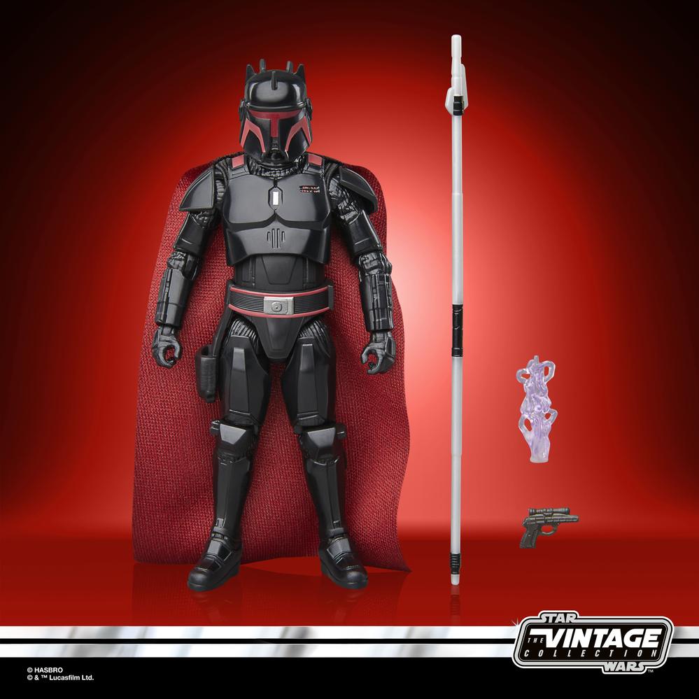 Figura hasbro star wars the vintage collection the mandalorian moff gideon dark trooper armor