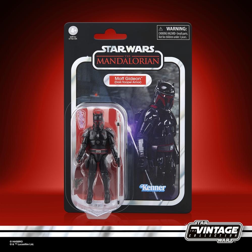 Figura hasbro star wars the vintage collection the mandalorian moff gideon dark trooper armor