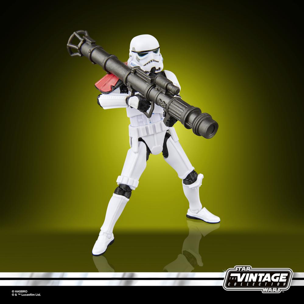 Figura hasbro star wars the vintage collection jedi survivor rocket launcher trooper