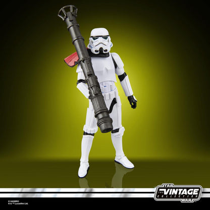 Figura hasbro star wars the vintage collection jedi survivor rocket launcher trooper