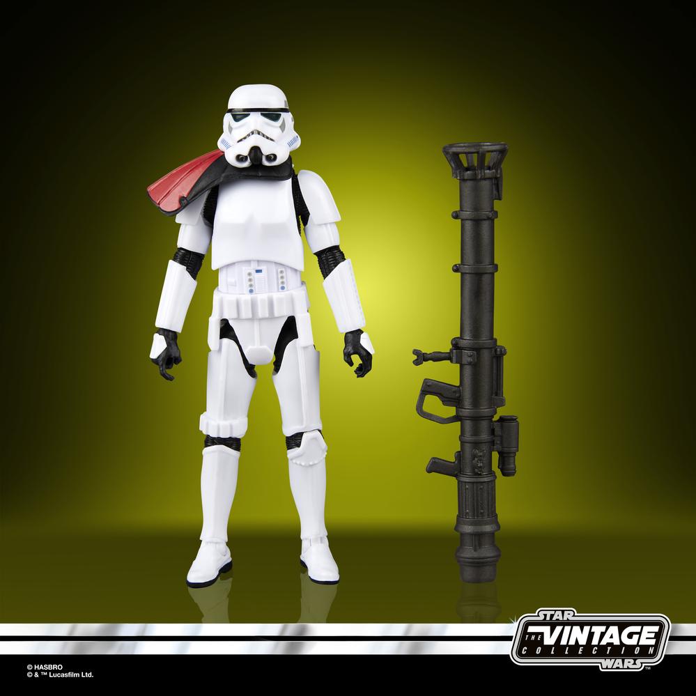 Figura hasbro star wars the vintage collection jedi survivor rocket launcher trooper