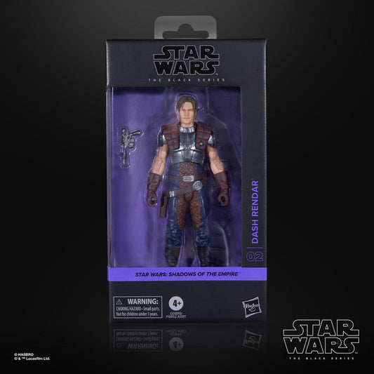 Figura hasbro star wars the black series shadows of the empire dash rendar