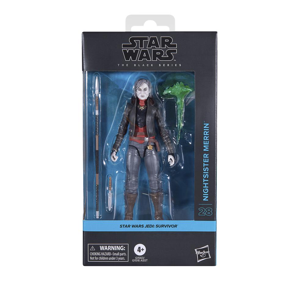Figura hasbro star wars the black series jedi survivor nightsister merrin