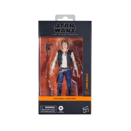 Figura hasbro star wars the black series a new hope han solo