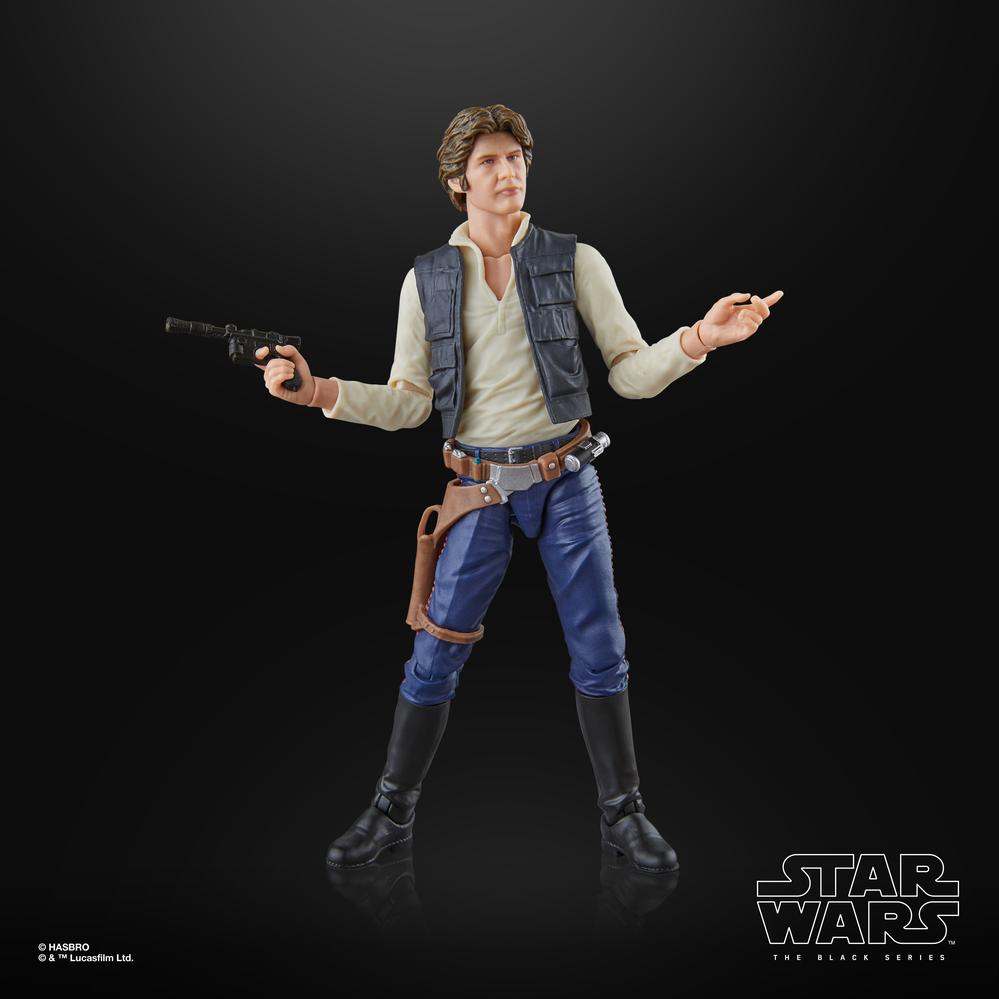 Figura hasbro star wars the black series a new hope han solo
