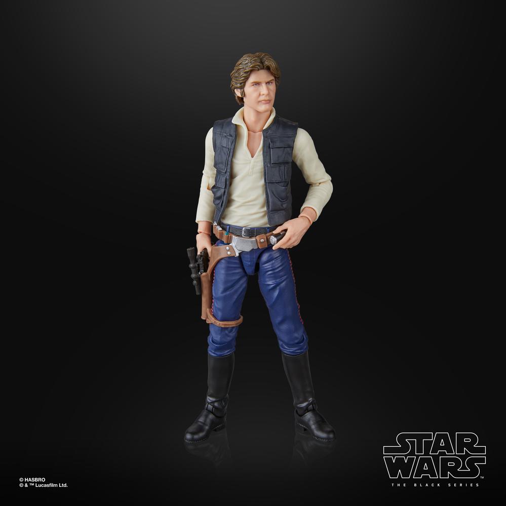 Figura hasbro star wars the black series a new hope han solo