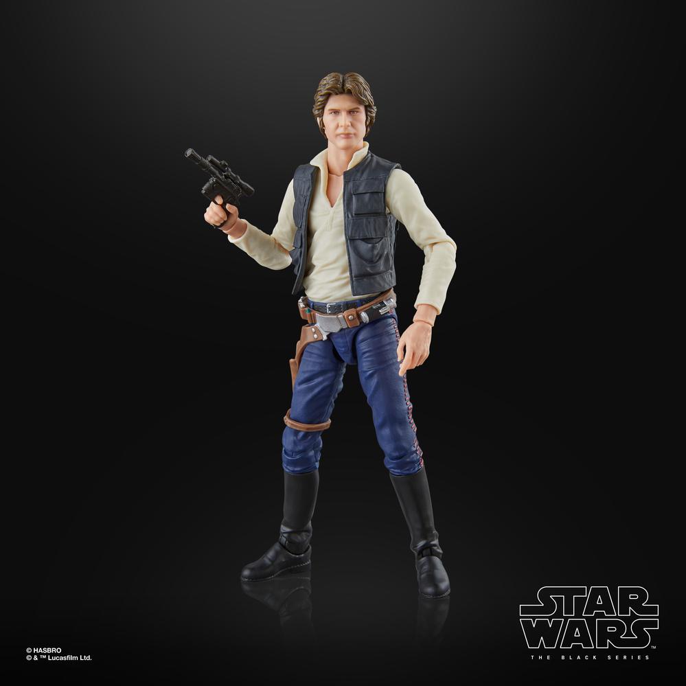Figura hasbro star wars the black series a new hope han solo