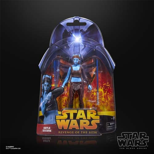 Figura hasbro star wars revenge of the sith black series ayla secura 15cm