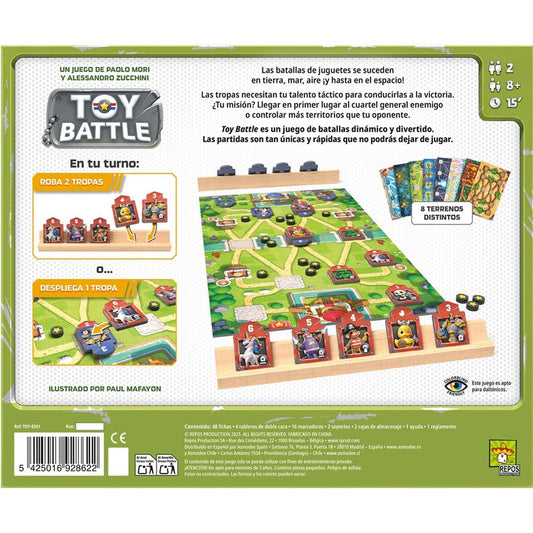 Juego de mesa toy battle