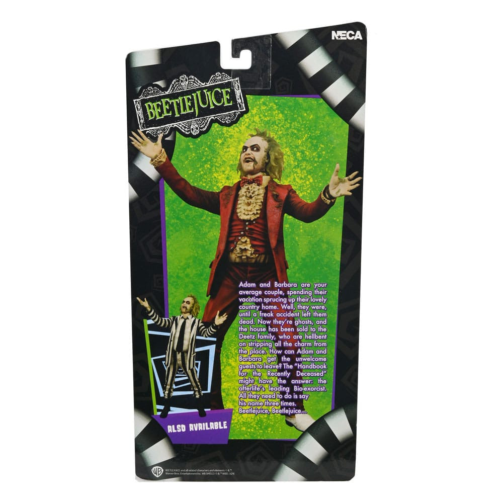 Beetlejuice red tuxedo scale action fig. 18 cm beetlejuice (1988)
