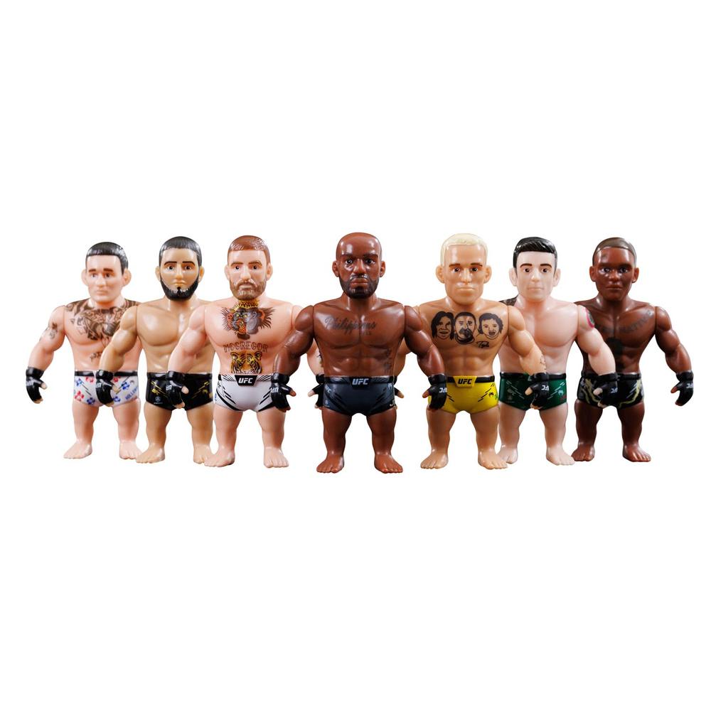 Ufc punching bag figura articulada 7 -5 cms + set lucha 1 unidad aleatoria
