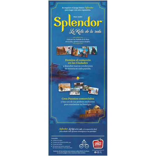 Expansión juego de mesa splendor la ruta de la seda
