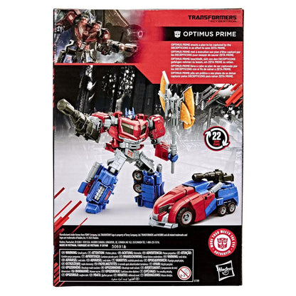 Figura hasbro transformers war for cybertron studio series voyayer class optimus prime 16.5cm