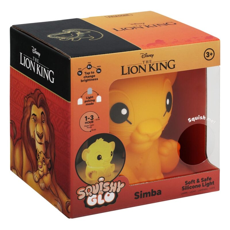 Simba squishy glo silicona ligero recargable clásicos disney
