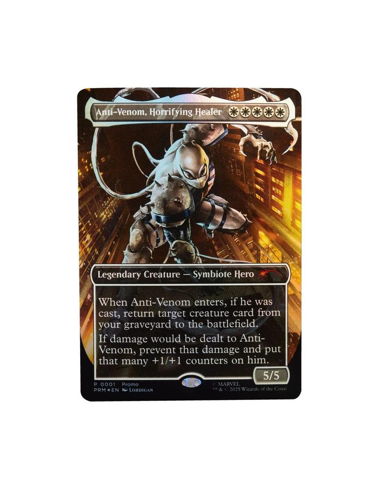Figura hasbro marvel legends series magic the gathering agent anti - venom