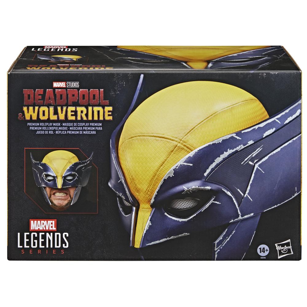 Réplica casco premium hasbro marvel tudios deadpool & wolverine -  wolverine
