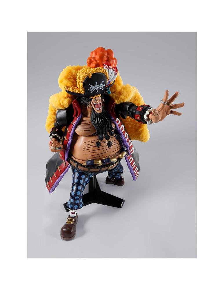 Figura tamashii nations one piece sh figuarts marshall d. teach four emperors 24.5cm