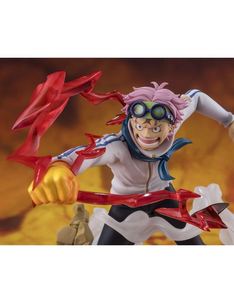 Figura tamashii nations one piece figuarts zero koby honesty impact extra battle 15.5cm