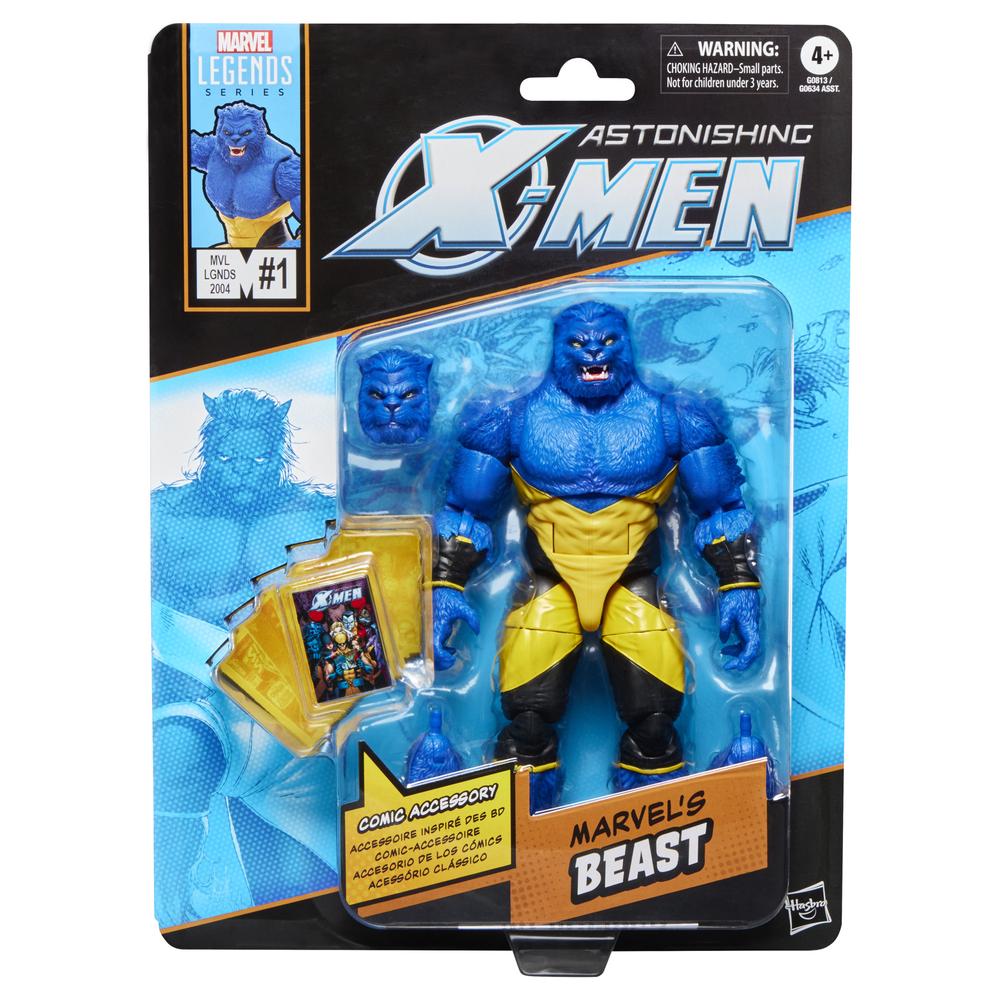 Figura hasbro marvel legends series astonishing x - men marvel's beast