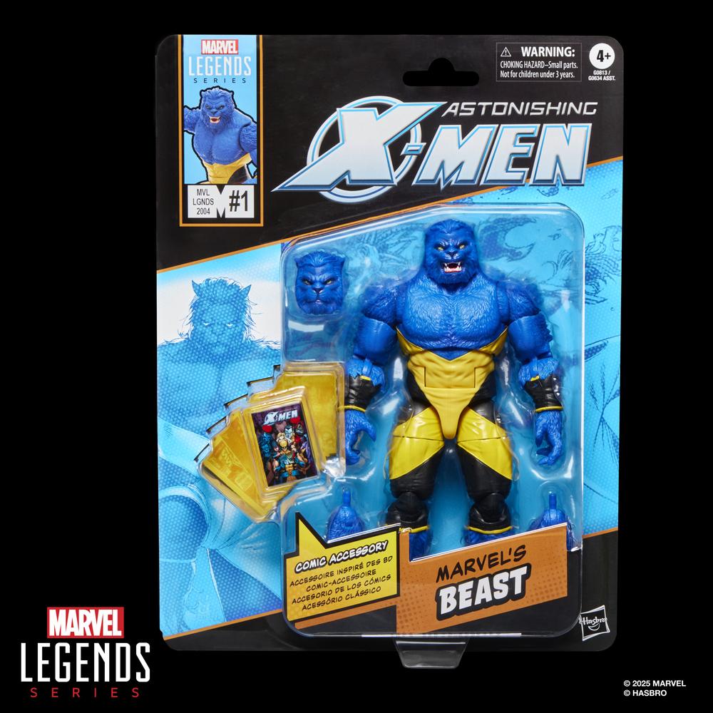 Figura hasbro marvel legends series astonishing x - men marvel's beast