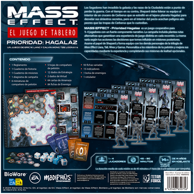 Juego de mesa mass effect: el juego de tablero