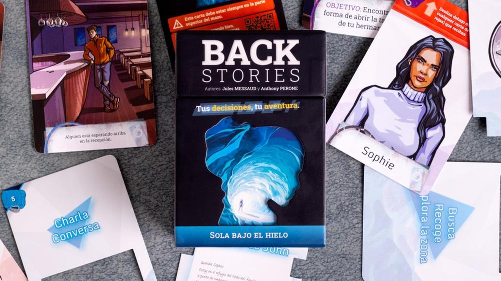 Juego de mesa back stories -  sola bajo el hielo