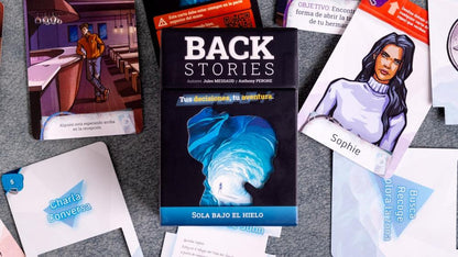 Juego de mesa back stories -  sola bajo el hielo